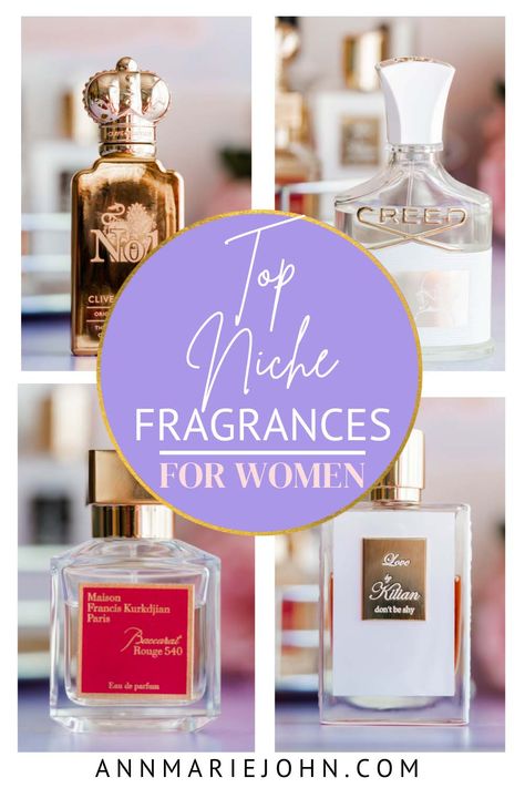 Top Niche Fragrances for Women Niche Parfum Fragrance, Top Rated Perfumes For Women, Best Niche Perfumes, Niche Fragrances For Women, Niche Perfume For Women, Top Fragrances For Women, Best Fragrances For Women, Niche Perfume Collection, Niche Parfum