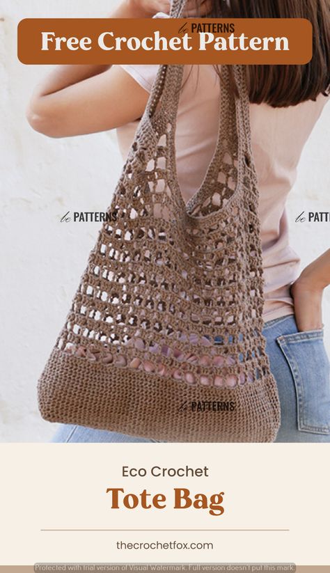 Beach Boho: Crochet Bag Patterns Perfect for Summer Adventures Diy Crochet Gifts, Crochet Beach Bags, Diy Beach, Free Crochet Bag, Crochet Bag Pattern Free, Crochet Handbag, Crochet Market Bag, Stylish Crochet, Handmade Market