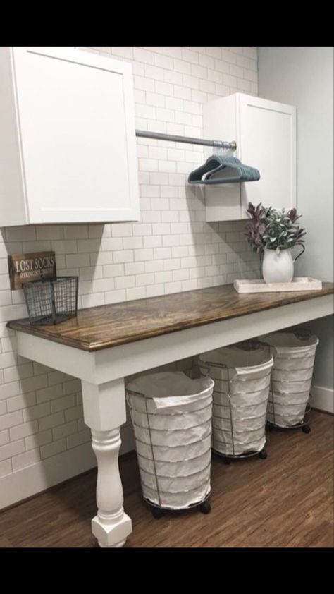 Laundry Room Tables, Laundy Room, Room Storage Diy, Laundry Ideas, Basement Laundry Room, House Organization, Dream Laundry Room, Basement Laundry, Laundry Room Layouts