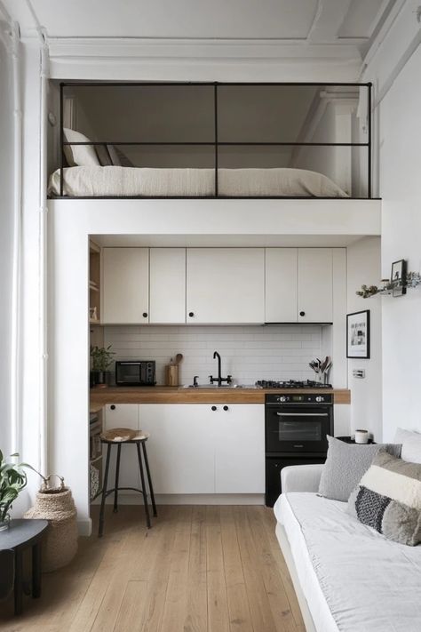 "Make the most of every inch with ideas for Maximizing Small Spaces! 🏡✨ Perfect for creating a functional and stylish home, no matter the size. 🌟✨ #SmallSpaceLiving #HomeInspiration #SpaceSaving" Maximizing Small Spaces, Mini Apartments, Maximize Small Space, Micro House, Small Space Solutions, Small Space Living, Stylish Home, Small Space, Space Saving