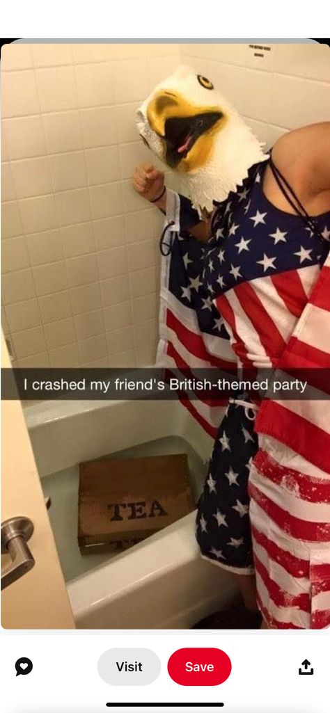 America Jokes, British Themed Parties, Funniest Snapchats, Historical Humor, British Memes, America Memes, America Funny, History Jokes, Country Memes