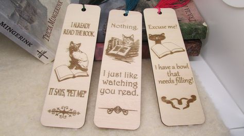 Wooden Bookmarks, Laser Ideas, Woodburning Projects, Laser Engraved Ideas, Coloring Bookmarks, Funny Women, Wood Burning Crafts, Cute Bookmarks, Metal Works