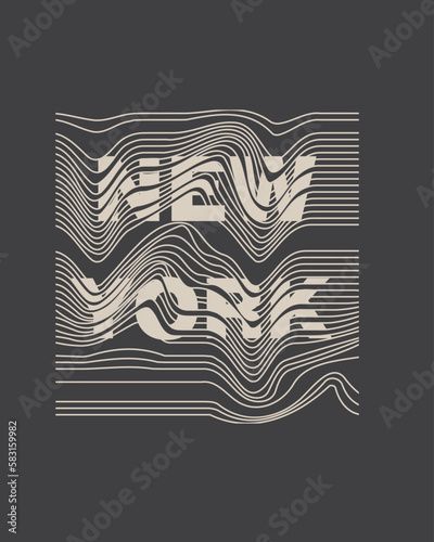 Stock Image: Wave line New York Typography Outline waves graphic vector t shirt design New York Typography, Waves Graphic, T Shirt Print Design, Typography Shirt Design, Christian Graphic Design, T-shirt Print Design, Waves Line, Sports Graphic Design, Typography Graphic