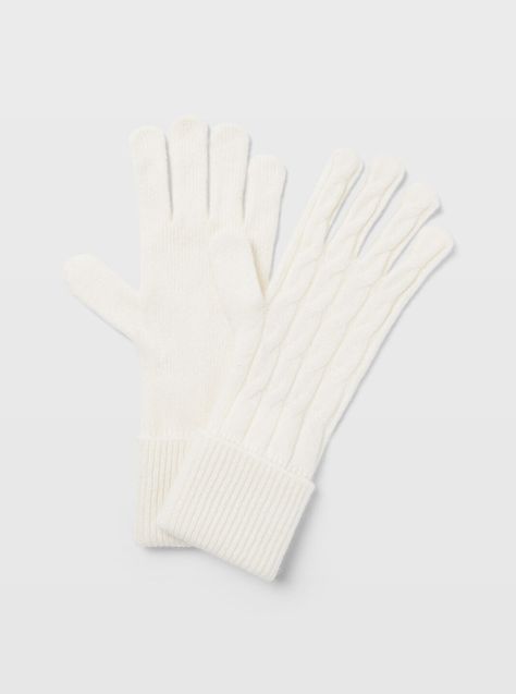 Essential cold-weather gloves are made more luxe with ultrasoft cashmere. This accessory features a clean cable-knit construction and ribbed cuffs for warmth and comfort. Cream Gloves, Cold Weather Gloves, Cashmere Gloves, Club Monaco, Cable Knit, Monaco, Cold Weather, Cashmere, Gloves