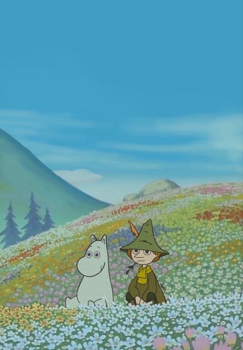 Snufkin And Moomin, Moomin Snufkin, Moomin Wallpaper, Moomin Cartoon, Moomin Valley, Tove Jansson, Dorm Posters, Tapeta Pro Iphone, الرسومات اللطيفة