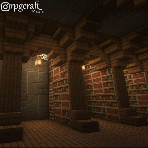 Minecraft Castle Library, Minecraft Door Way, Minecraft Underground Staircase, Minecraft Library Enchanting Room, Temples Minecraft, Minecraft Storage House Ideas, Flooring Minecraft, Minecraft Mine Entrance Ideas, Minecraft Castle Interior Ideas