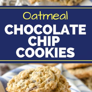 Oatmeal Chocolate Chip Cookies - Best Oatmeal Chocolate Chip Cookies Soft Oatmeal Chocolate Chip Cookies, Homemade Oatmeal Chocolate Chip Cookies, Oatmeal Choc Chip Cookies, Oat Chocolate Chip Cookies, Oatmeal Chocolate Chip Cookie Recipe, Easy Apple Crisp Recipe, Lemon Bars Easy, The Seasoned Mom, Homemade Oatmeal