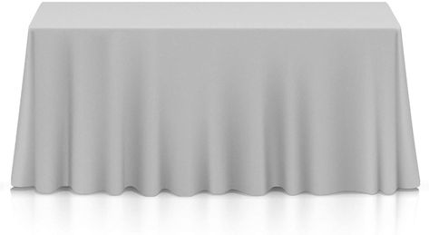 Amazon.com: Lann's Linens - 90" x 156" Premium Tablecloth for Wedding/Banquet/Restaurant - Rectangular Polyester Fabric Table Cloth - White: Home & Kitchen Royal Table, Party Table Settings, Fabric Table, Event Stand, Linen Store, Rectangle Tablecloth, White Table Cloth, Banquet Tables, Lace Tablecloth