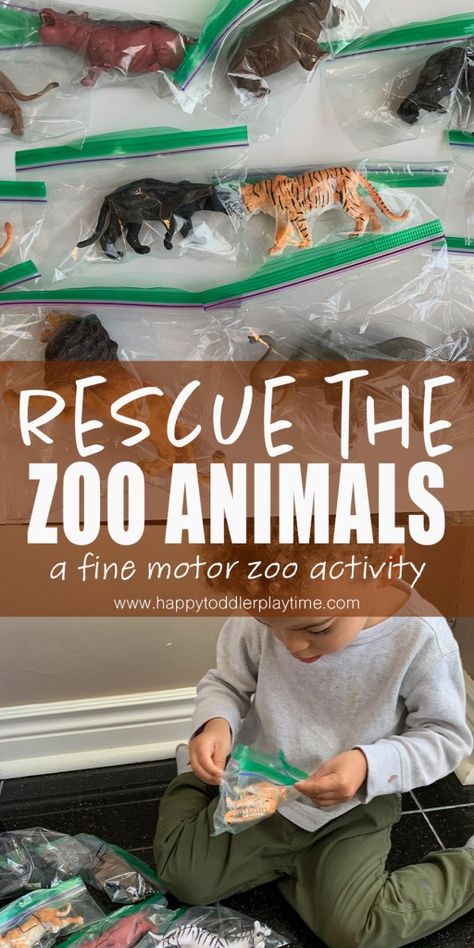 free the zoo animals fine motor activity for toddlers Zoo Lessons, Zoo Animals Preschool, Zoo Animal Activities, Jungle Activities, Zoo Preschool, Zoo Crafts, Zoo Animal Crafts, Zoo Activities, Animal Activities For Kids