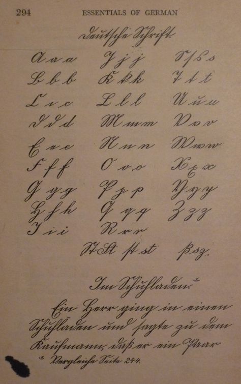 Kurrent script from a 1903-1914 primer on German, the 26 letters, ligatures, start of sample text, from someone with impeccable and amazing handwriting. Script Handwriting Alphabet, Old Handwriting Alphabet, German Cursive Handwriting, Old Cursive Handwriting Alphabet, German Handwriting Aesthetic, Founding Father Handwriting Alphabet, Edwardian Handwriting, Elegant Handwriting Alphabet, Nice Handwriting Cursive