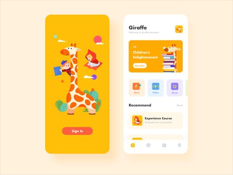 Hello, every friend is dribbling!This is the latest project of our team, a small preface to the education theme design of New Zealand customers.I hope you like it!  If you want to see the follow-up... Kids App Design, Ui Design Mobile, Educational Apps For Kids, Desain Ui, Child Education, App Interface Design, App Design Inspiration, App Interface, Application Design