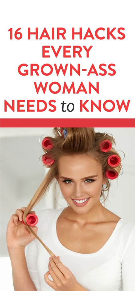 16 Hair Hacks Every Grown Ass Woman Needs To Know Blow Dry, About Hair, Hair Mask, Hair Hacks, Hair Growth, Her Hair, Hair And Nails, Skin Care Tips, Life Hacks