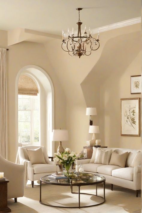 home interior design, interior bedroom design, kitchen designs, living room interior Indoor Colors Paint Living Rooms, Salon Neutral Colors, Indoor Colors Paint, Vanilla Latte Color Wall Living Room, Beige Room Color, Beige Wall Colour, Living Room Colours 2024, Cream Paint Living Room, Cream Color House