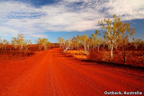 Recent research suggests that the red dirt of the Australian Outback mimics the red soil on planet Mars! It is pretty out of this world. Red Dirt Australia, Rice Lake Wisconsin, Red Dirt Country, Dirt Texture, Nature Colours, Australian Photography, Australian Painting, Counting Crows, Planet Mars