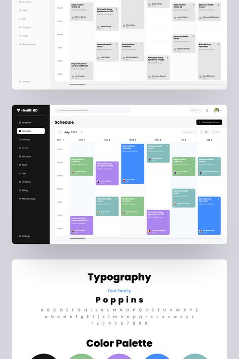 Schedule Ux Design, Website Schedule Design, Calendar Website Design, Calendar Web Design, Calendar Ui Design, Calender Ui, Schedule Design Layout, Event Schedule Design, Design System Ui