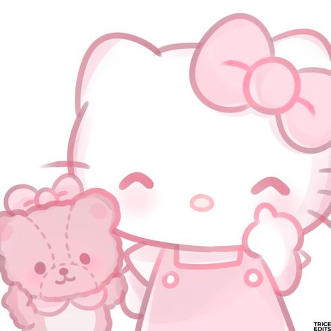 Credits:  糖醋兔丸 Hello Kitty Kuromi And Melody, Kuromi And Melody, Baby Hello Kitty, Charming Kitty, Pink Sanrio, Hello Kitty Kuromi, Melody Hello Kitty, Emoji Stickers, Cute Emoji Wallpaper