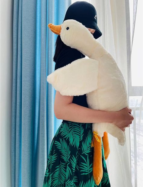 Goose Stuffed Animal, Cute Duck Plush, Goose Plush, Duck Stuffed Animal, Comfort Hug, Large Stuffed Animals, Newborn Needs, Hug Pillow, Big Plush