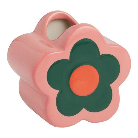 Ban.do Pink And Green Ceramic Flower Pencil Cup - World Market Ceramic Pencil, Future Office, Pinterest Contest, Pencil Cup, Office Desk Decor, Ceramic Flower, Green Ceramics, Desk Set, Dream Decor