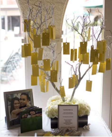 funeralOne Blog » Blog Archive 26 Awesome Funeral Personalization Ideas To Try in 2015 Wedding Reception Games For Guests, Wedding Table Games, Anniversary Party Games, Wedding Guest Book Table, Reception Games, Wedding Reception Games, Unique Guest Book, Guest Book Table, Wishing Tree