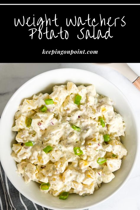 Potato Salad – Keeping On Point Low Cal Potato Salad, Ww Potato Salad, Weight Watchers Mashed Potatoes, Weight Watchers Potato Salad, Low Fat Potato Salad, Keeping On Point Recipes, Ww Sides Dishes, Ww Potato Recipes, Ww Salad Recipes