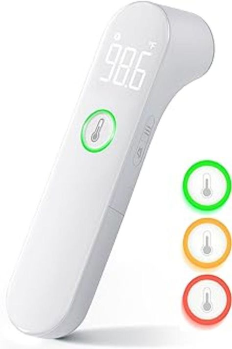 Thermometer for Adults and Kids, Fast Accurate Baby Thermometer with Fever Alarm & Mute Mode, FSA eligible, Lifetime Support -Take Quick Temperature Easily Baby Thermometer, Forehead Thermometer, Digital Thermometer, Baby Registry, Baby Essentials, Free Shipping