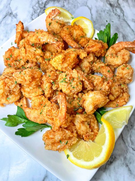 Cajun Fried Shrimp, Fried Shrimp Recipes Easy, Fried Shrimp Recipe, Fried Shrimp Recipes, Best Seafood Recipes, Fried Fish Recipes, Shrimp Recipes For Dinner, Shrimp Recipes Easy, Pescatarian Recipes