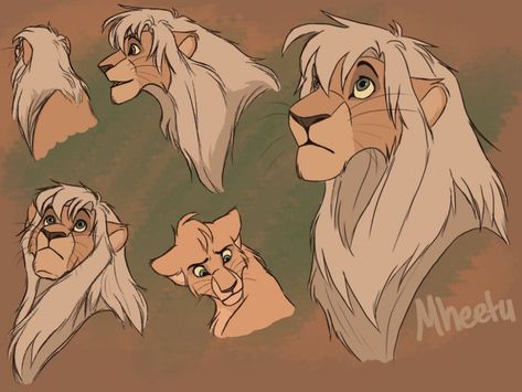 Mheetu Concept Art by K-reator on DeviantArt Geo Aesthetic, Anime Lion, Lion King Drawings, Lion King Pictures, Lion King Fan Art, Lion King 2, Il Re Leone, Lion King Art, Big Cats Art