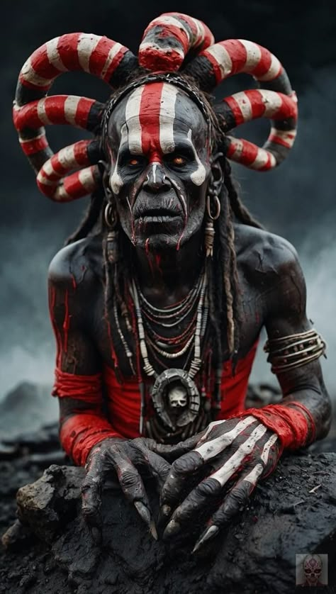 Voodoo Priest: Sephtis alias Nail Knuckles African Voodoo Art, Voodoo Gods, Voodoo Zombie, Voodoo Witch Doctor, African Voodoo, Voodoo Priest, Voodoo Witch, Voodoo Costume, Voodoo Art