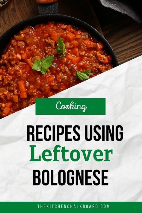 Read on for leftover bolognese sauce recipes from The Kitchen Chalkboard. These leftover bolognese ideas include breakfast, lunch, and dinner. They are all simple dinners sure to please. Recipes With Bolognese Sauce, Leftover Bolognese Ideas, Leftover Meat Sauce Recipes, Meat Sauce Leftovers Ideas, Pasta Sauce Dinner Ideas, Leftover Spaghetti Sauce Ideas Dinners, Leftover Bolognese Sauce Ideas, Leftover Meat Sauce Ideas, Bolognese Leftovers