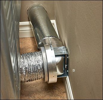 MagVent Dryer Duct Couplings - Lee Valley Tools Indoor Dryer Vent, Dryer Vent Hose, Dryer Duct, Flexible Duct, Vent Cleaning, Lee Valley Tools, Laundry Room Remodel, Dryer Vent, Lee Valley