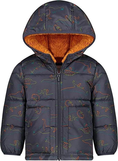 Carter's Boys' Adventure Bubble Jacket Baby Boy Puffy Jacket, Toddler Winter Coat Boy, Cute Kid Fall Coats & Jackets, Kids Winter Jackets, Baby Boy Jackets, Boy Outerwear, Boys Jacket, Sherpa Lined, Kids Boxing