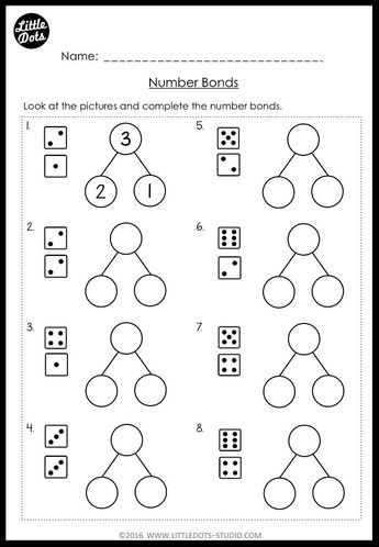 Kindergarten Math Number Bond Worksheets and Activities Number Bonds Preschool, Number Bonds Worksheets Kindergarten, Number Bonds Kindergarten, Number Bond Activities, Prek Homeschool, Number Bonds Worksheets, Number Bonds To 10, Mental Maths, Cvc Words Kindergarten