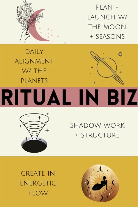 Ritualize your business with spirituality! conscious business owners and spiritual entrepreneurs - infuse your conscious business with ritual to make an impact! Your business is your legacy! Align and flow with spiritual business. Be a modern mystic! Spiritual Business Marketing, Spiritual Business Ideas, Spiritual Workshop, Modern Mystic, Magic Woman, Moon Rituals, New Moon Rituals, Yoga Business, Conscious Business