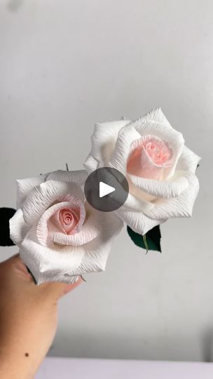 465 reactions · 88 shares | i love making paper roses. they’re not an easy paper flower to make, at least they weren’t for me at first, but once you get the hang of it, you won’t be able to stop making them #crepepaperflower #paperflower | Alaya Paper Blooms | Mike Block (Producer) · Chopin Nocturne Op. 9 No. 2 Flower Making Crafts Paper Rose, Making Paper Roses, Paper Flower Printable Templates, Chopin Nocturne, Paper Roses Diy, Paper Flower Arrangements, Trending Crafts, How To Make Rose, Rose Tutorial