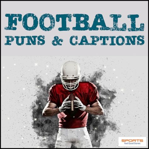 Best Football Puns and Captions Football Puns, Football Coach Quotes, Vince Lombardi Quotes, Throwing A Football, Football Run, Posting On Instagram, Football Draft, Party Hosting, Funny Football