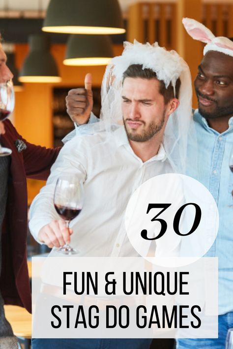 From daring challenges to hilarious antics, these 30 stag do games will ensure the groom and his crew have the time of their lives. 🎈

#VoxTravel #StagDoGames #StagDoIdeas #BachelorsParty #GroomParty #StagDoFun #StagDo2024 #PartyGames #BachelorsWeekend #DrinkingGames #StagDoChallenges #GroomToBe #StagDoActivities #BoysNightOut #StagWeekendIdeas #FunWithTheBoys #StagPartyVibes #StagDoEntertainment #PartyPlanning #UniqueStagGames #BestManDuties Stag Do Games, Stag Party Games, Stag Games, Stag And Doe Games, Stag Do Ideas, Best Man Duties, Bachelor Party Games, Sack Race, Stag And Doe