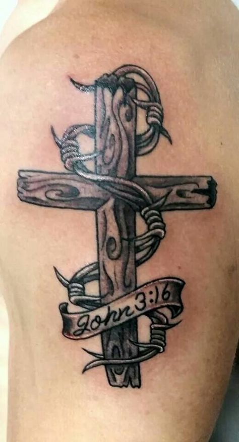 John 3:16 John 3 16 Tattoo, 3 16 Tattoo, Christian Tattoos Men, Banner Tattoo, 16 Tattoo, Tattoos Men, John 3 16, John 3:16, John 3