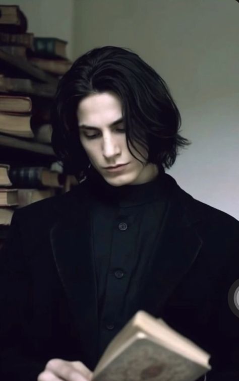 Slytherin Weasley, Severus Snape Fancast, Gryffindor X Slytherin, Marauders Cosplay, Snape Cosplay, Young Severus Snape, Young Snape, Boy Haircut Ideas, Harry Potter Fancast