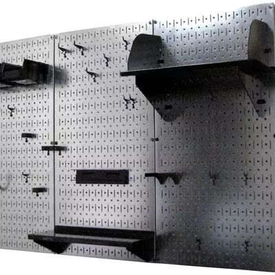 Steel Pegboard, Pegboard Storage, Metal Pegboard, Newage Products, Pegboard Organization, Tool Board, Board Storage, Wall Organization, Tool Organization