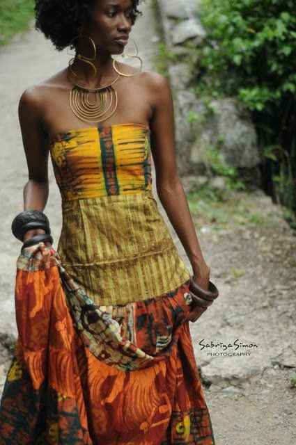 such gorgeous glowing skin and a beautiful summery dress! African Chic, Afrocentric Fashion, Bohemian Mode, Estilo Hippie, Mode Boho, African Inspired Fashion, African Clothing Styles, African Print Fashion, African Wear