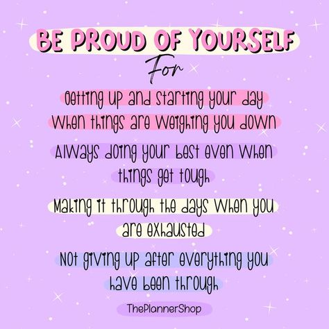 You Made It Through The Day, Positive Journaling, Cute Motivational Quotes, Be Proud Of Yourself, Positivity Board, Cute Text Quotes, After Everything, Doing Your Best, Proud Of Yourself