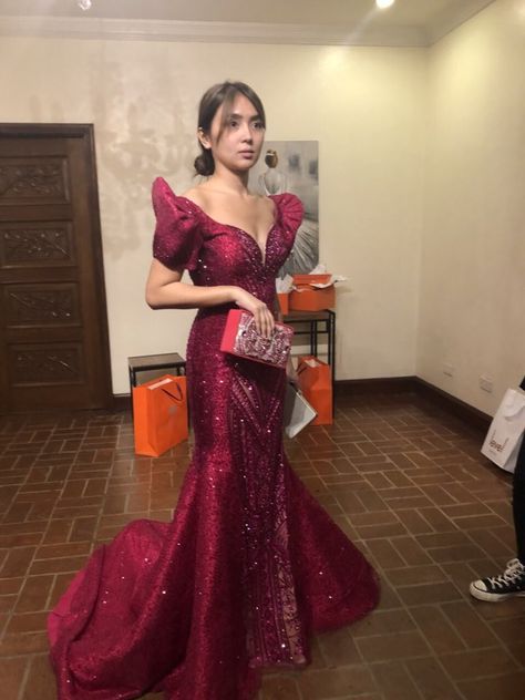 Modern Filipiniana Gown Prom, Filipina Debut, Philippine Wedding Dress, Filipino Dresses, Ramon Magsaysay, Filipiniana Gown, Modern Filipiniana Gown, Modern Filipiniana Dress, Debut Dresses