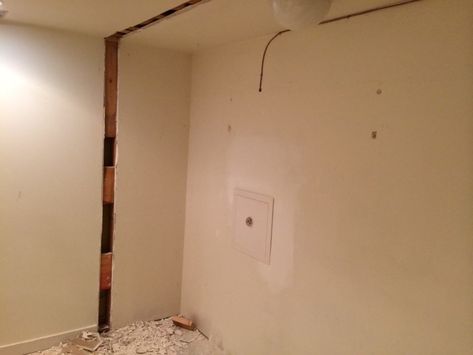 Removing A Closet Wall, Remove Closet Header, Removing Closet Wall, Opening Up A Closet Wall, Removing A Closet, Remove Reach In Closet, Remove Closet Wall, How To Widen Closet Opening, Closet Removal