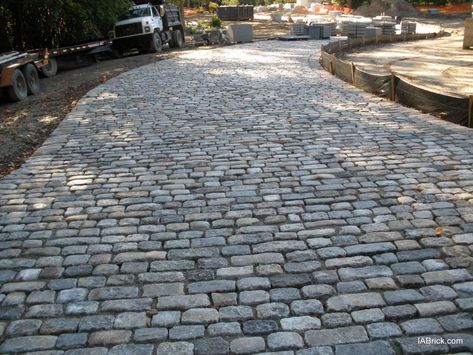 Cobbled Driveway, Stamped Concrete Patterns, Stamped Concrete Walkway, Cobblestone Patio, Circle Driveway, Stamped Concrete Driveway, Cobblestone Driveway, Brick Driveway, Walkway Design