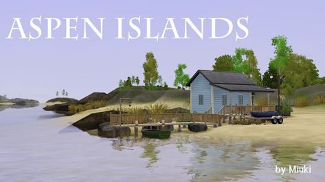 Marie's Sims: Aspen Islands Revisited! Sims 3 Custom Worlds, Sims 3 Worlds, Cheap Motels, Sims 3 Cc Finds, Sims 3 Mods, Free Sims, Sims Building, The Sims 3, Supernatural Seasons