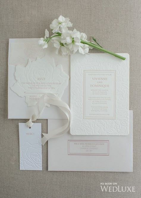 All white wedding Candy Photography, Fox Photography, All White Wedding, White Wedding Invitations, Wedding Invitation Card Design, Classic Wedding Invitations, Future Wedding Plans, Luxury Wedding Invitations, Invitation Inspiration