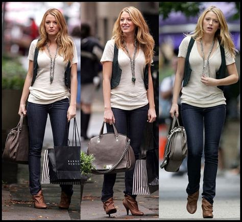 Jadore Fashion: How to dress like Serena Van Der Woodsen Serena Fashion, Serena Van Der Woodsen Outfit, Blake Lively Outfits, Serena Van Der Woodsen Style, Blake Lively Gossip Girl, Mode Gossip Girl, Blake Lively Style, Serena Van Der, Serena Van