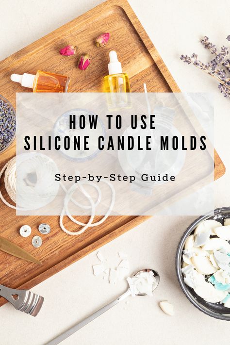 Candle making is a beautiful craft that allows you to create unique and personalized candles for yourself or as gifts for loved ones. One of the most versatile and user-friendly methods of candle making is using silicone molds. Silicone molds are flexible, durable, and come in a wide variety of shapes and sizes, making them perfect for creating candles of different designs How To Use Silicone Candle Molds, Candle Making Silicone Mold, Candle Making With Molds, Candle Molds Silicone, Diy Candle Mold, Apothecary Ideas, Mold Candles, Candle Making For Beginners, Making Silicone Molds