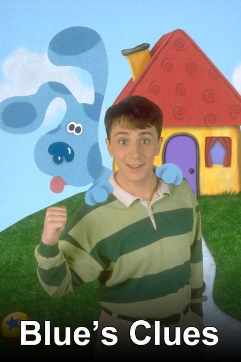 Blue's Clues poster Blues Clues Costume, Steve Blues Clues, Clue Costume, Blue's Clues And You, Childhood Memories 2000, Blue's Clues, Blue’s Clues, Kids Tv Shows, Childhood Movies