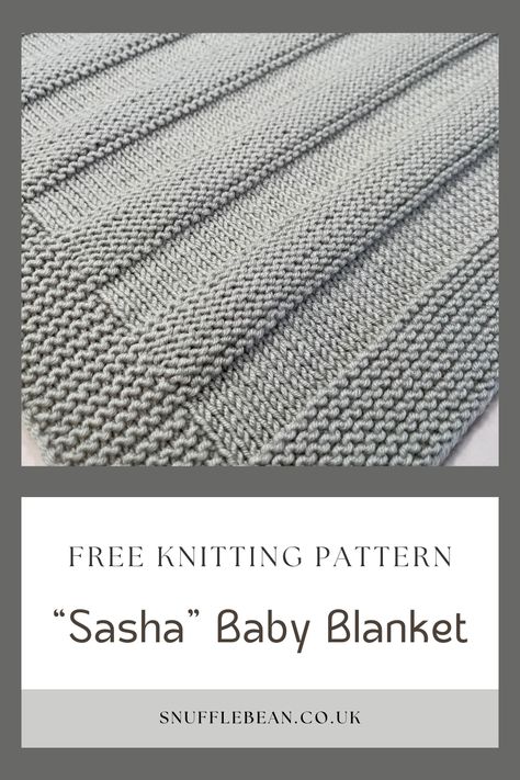 As baby blankets go, Sasha is an absolute classic. Simple blocks of stockinette and reverse stockinette create sleek, modern stripes. This combination also results in a reversible pattern - something I know a lot of knitters look for when making baby blankets. Striped Blanket Knitting Pattern, Free Knitted Baby Blankets, Free Easy Baby Blanket Knitting Pattern, Simple Baby Blanket Knitting Pattern, Knitting Baby Blankets Patterns Free, Free Knit Baby Blanket Patterns, Knitted Baby Blankets Pattern Free, Free Baby Blanket Knitting Patterns Easy, Baby Blankets To Knit